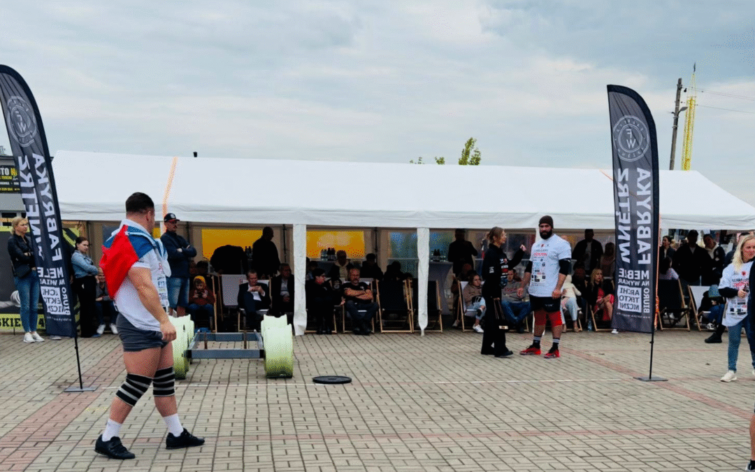 Strefa relaksu podczas Pucharu Europy Strongman w Łukowie – przestrzeń eventowa