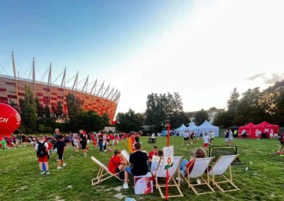 Leżaki na wynajem Warszawa Stadion Narodowy, wypożyczalnia leżaków w Warszawie